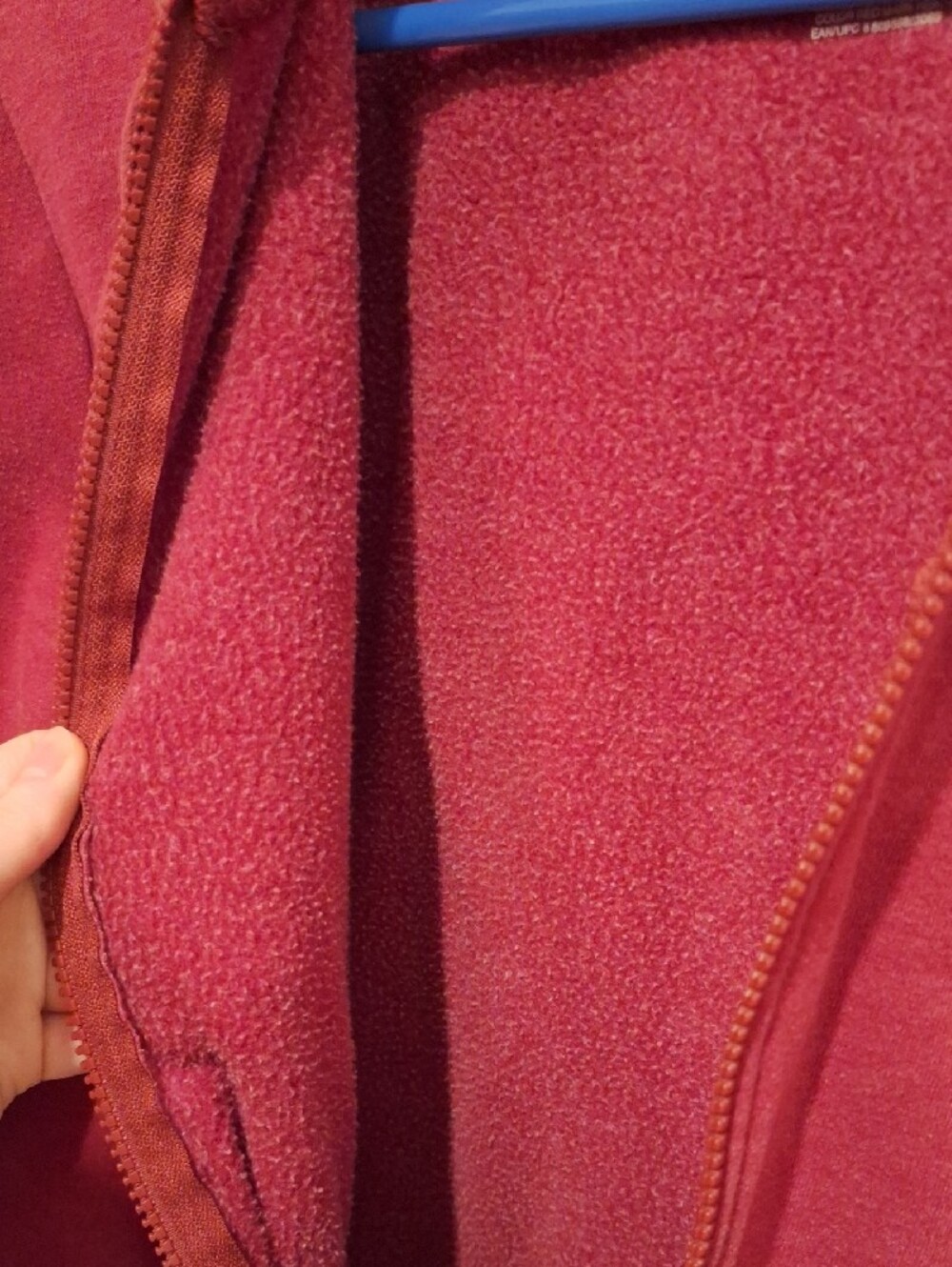 Time and Tru Raspberry Red Hoodie - Picture 5 of 5